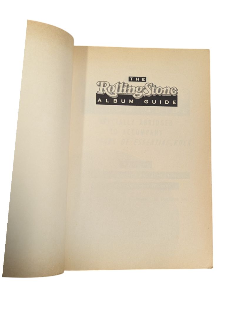 Rolling Stone Album Guide Softcover Book