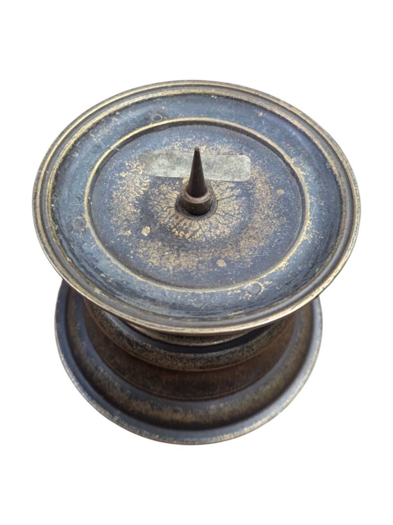 Set of 3 Decorative Pillar Candle Holders with Candles