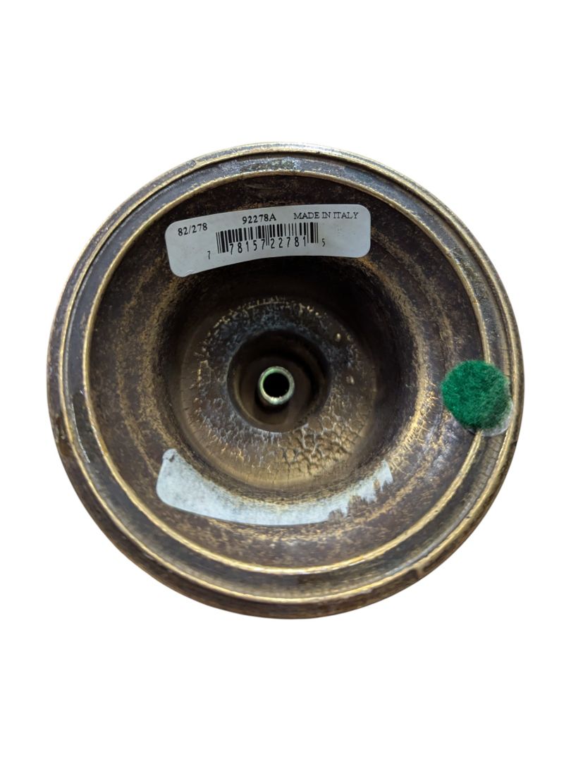 Set of 3 Decorative Pillar Candle Holders with Candles