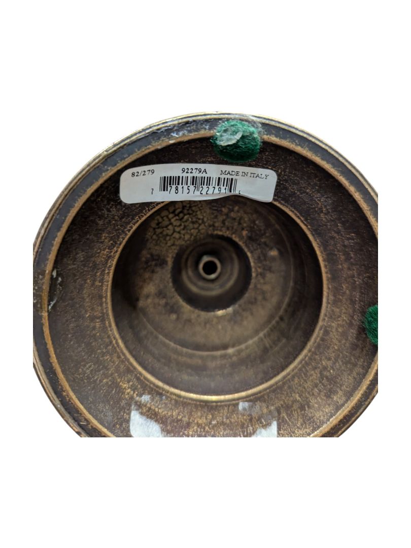 Set of 3 Decorative Pillar Candle Holders with Candles