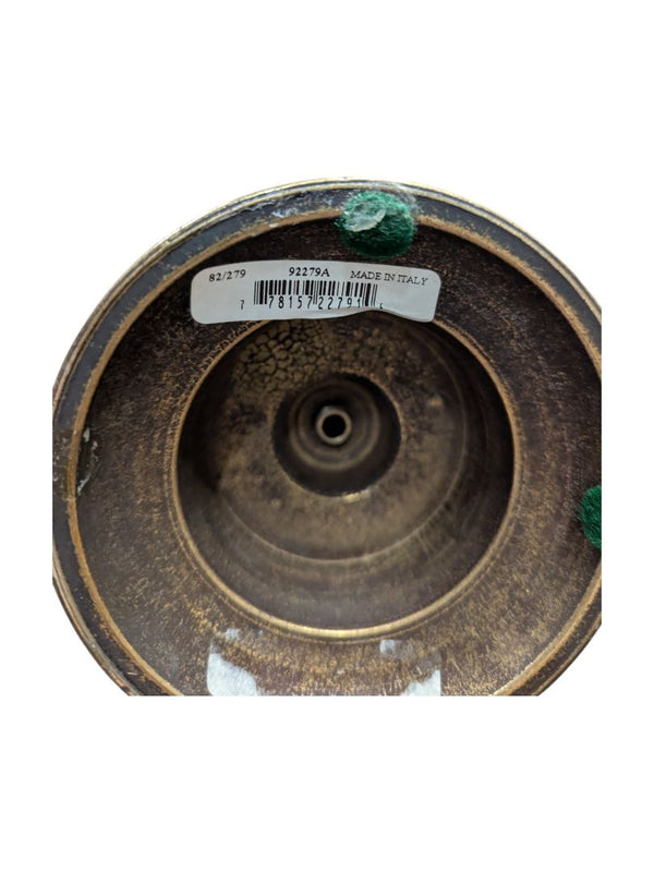 Set of 3 Decorative Pillar Candle Holders with Candles