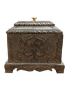 Decorative Rectangular Lidded Box with Ornate Relief Design
