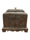 Decorative Rectangular Lidded Box with Ornate Relief Design