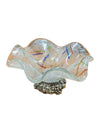 Murano Style Art Glass Candy Bowl w/ Accents