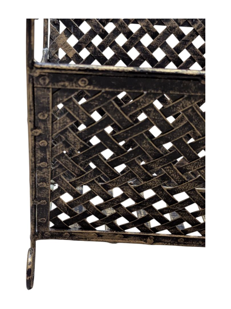 Decorative Wrought Iron Magazine Holder