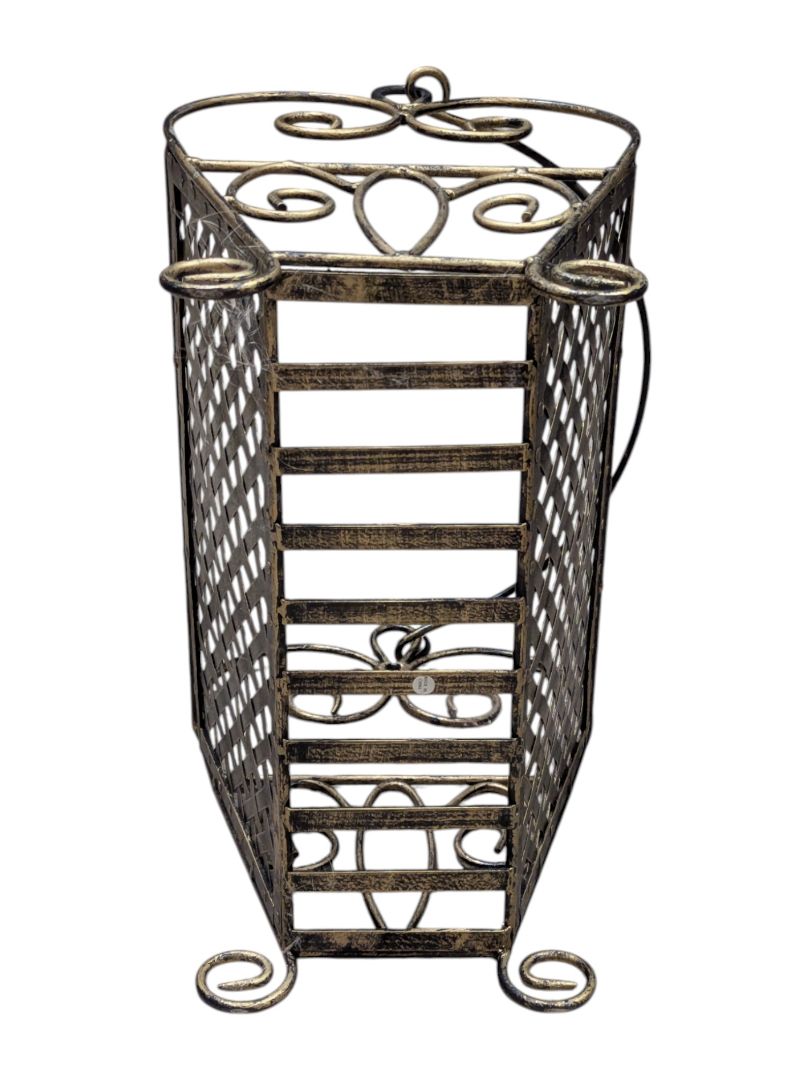Decorative Wrought Iron Magazine Holder