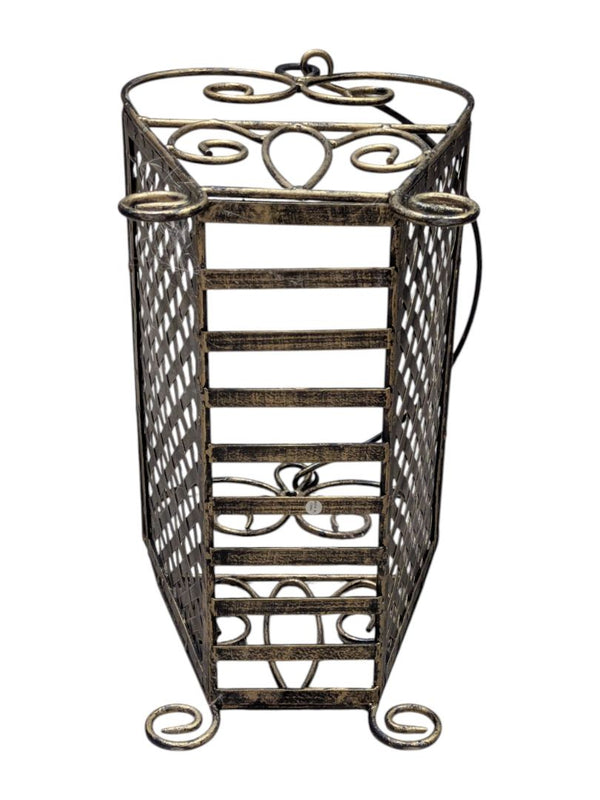 Decorative Wrought Iron Magazine Holder