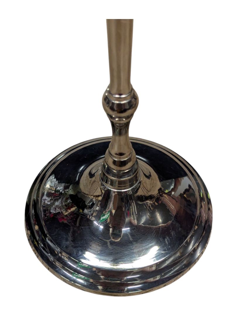 Five-Arm Silver-Tone Candelabra