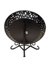 Decorative Faux Metal and Marble Plate w/ Stand