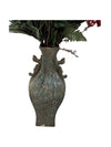 Faux Floral Arrangement with Lilies in Vase