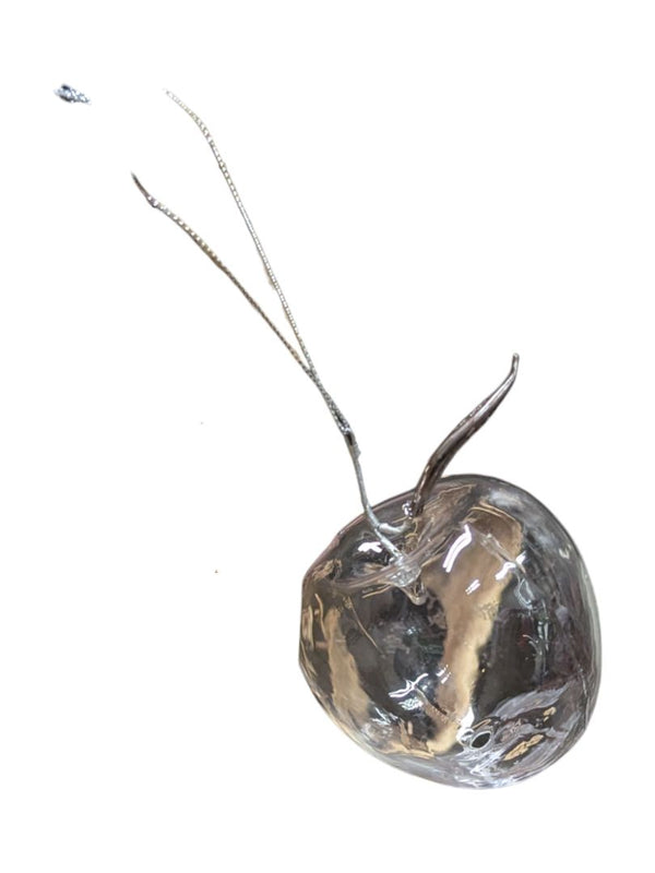 Glass Apples and Grapes Decorative Set (4pcs)