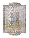 Pressed Glass Rectangular Serving Tray