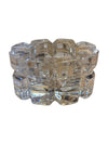 Crystal Glass Trinket Jars and Dish (Set of 4)