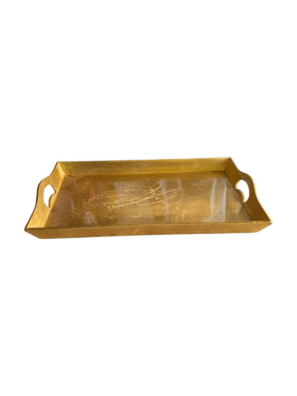 Bowring Gold Handled Decorative Serving Tray