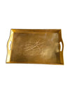 Bowring Gold Handled Decorative Serving Tray