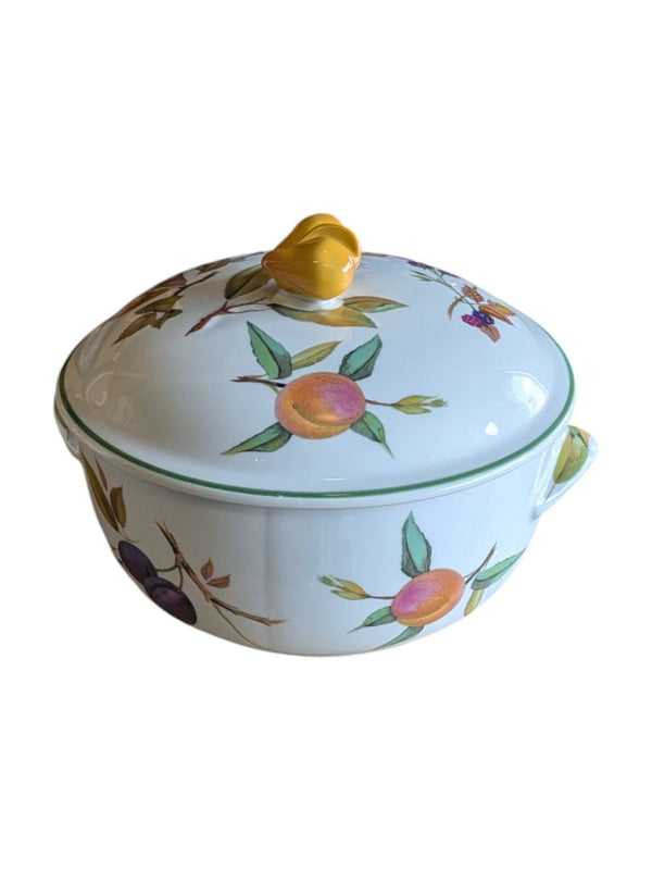 Royal Worcester Large Evesham Vale Covered Casserole Dish
