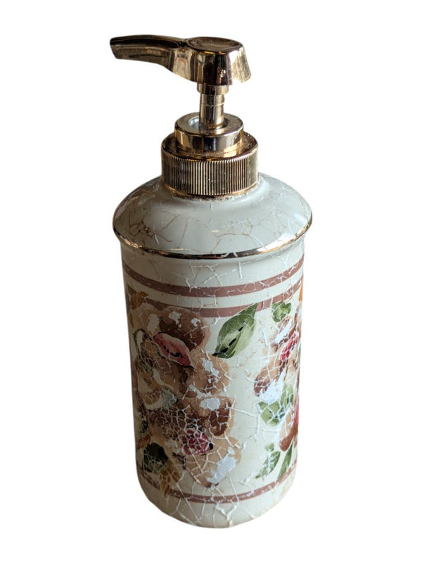 Floral Ceramic Bathroom Accessory Set