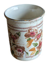 Floral Ceramic Bathroom Accessory Set