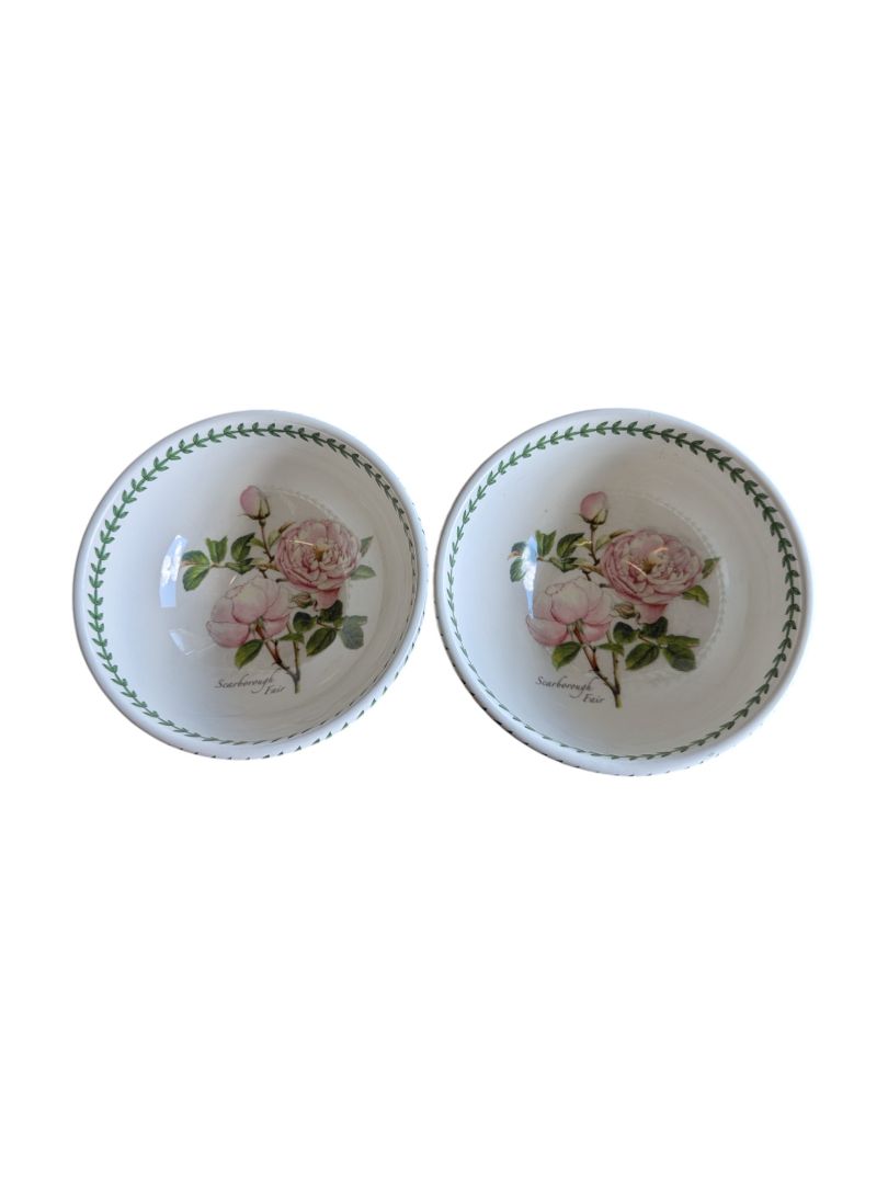 Pair of Portmeirion Botanic Roses Bowls