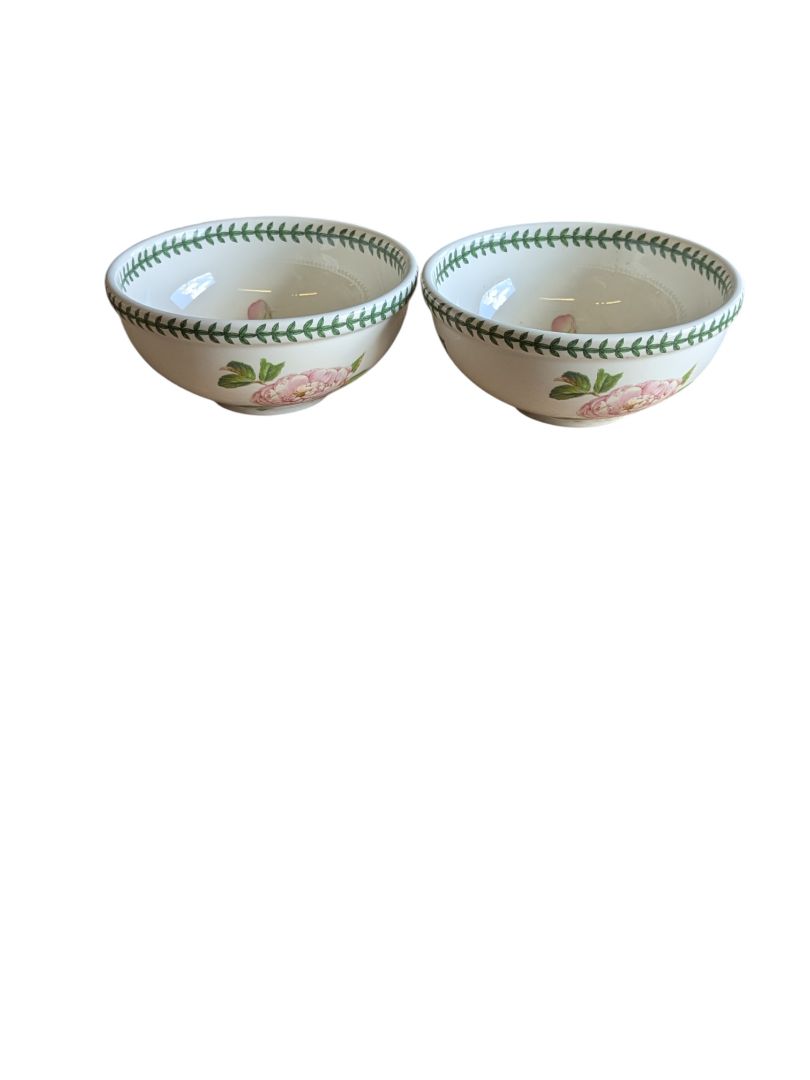 Pair of Portmeirion Botanic Roses Bowls
