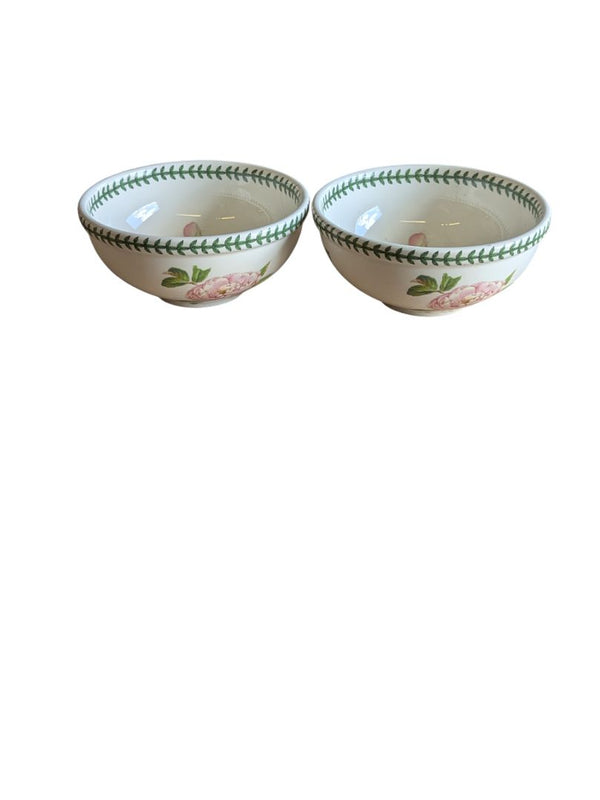 Pair of Portmeirion Botanic Roses Bowls