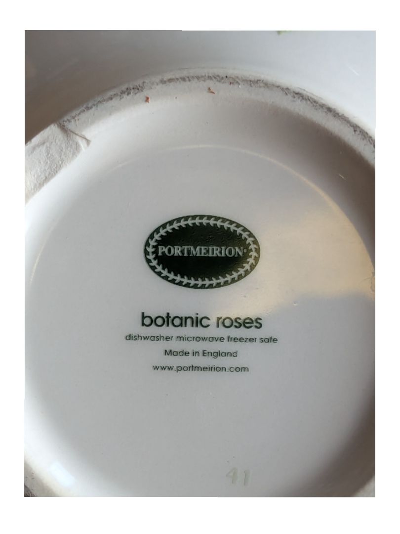 Pair of Portmeirion Botanic Roses Bowls
