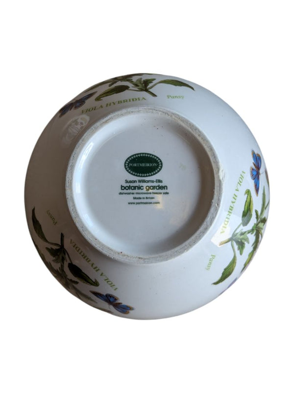 Portmeirion Botanic Garden Bowl Set, Cyclamen Repandum & Viola Hybrida