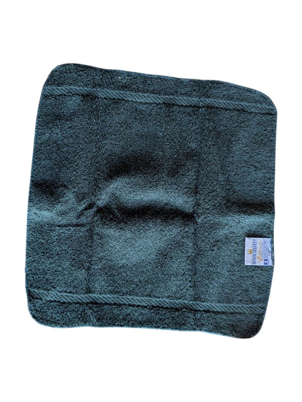 Mix of Towels and Shower Curtian w/ Metal Decorative Leaf Curtain Hooks (6 towels, 1 Curtian and 12 Hooks Set)