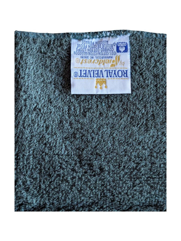 Mix of Towels and Shower Curtian w/ Metal Decorative Leaf Curtain Hooks (6 towels, 1 Curtian and 12 Hooks Set)