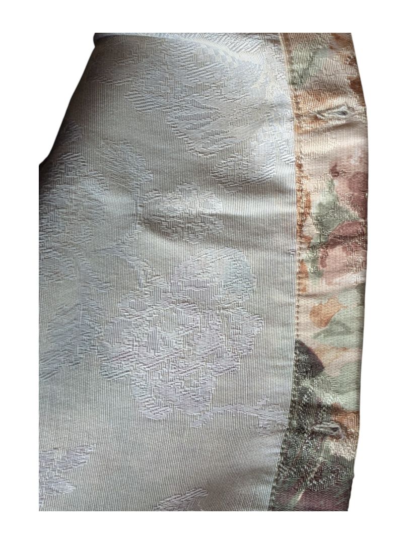 Mix of Towels and Shower Curtian w/ Metal Decorative Leaf Curtain Hooks (6 towels, 1 Curtian and 12 Hooks Set)