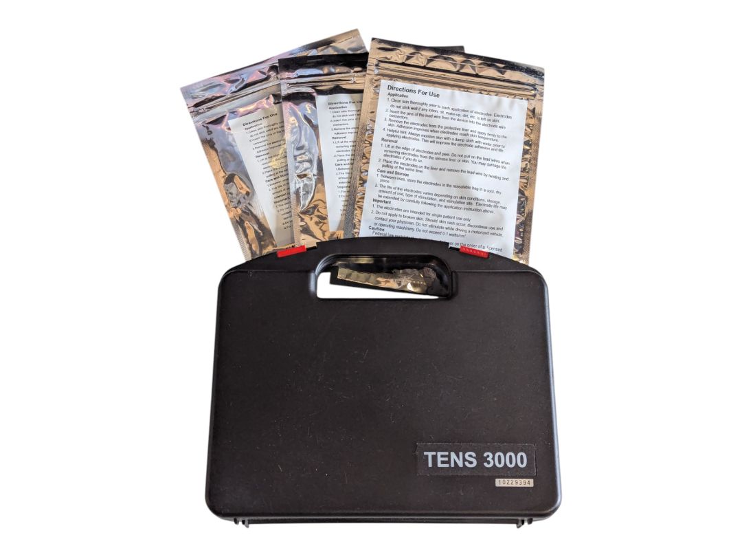 Tens 3000 Digital Unit with Electrodes & Case