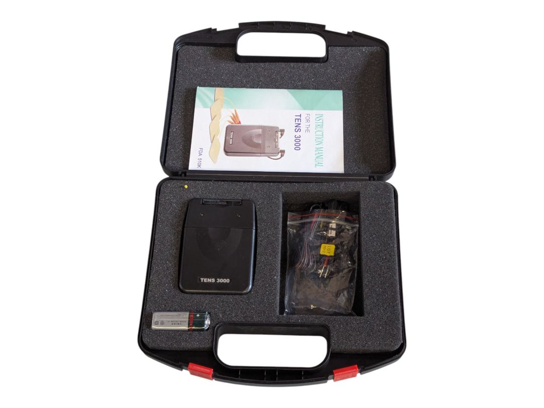 Tens 3000 Digital Unit with Electrodes & Case