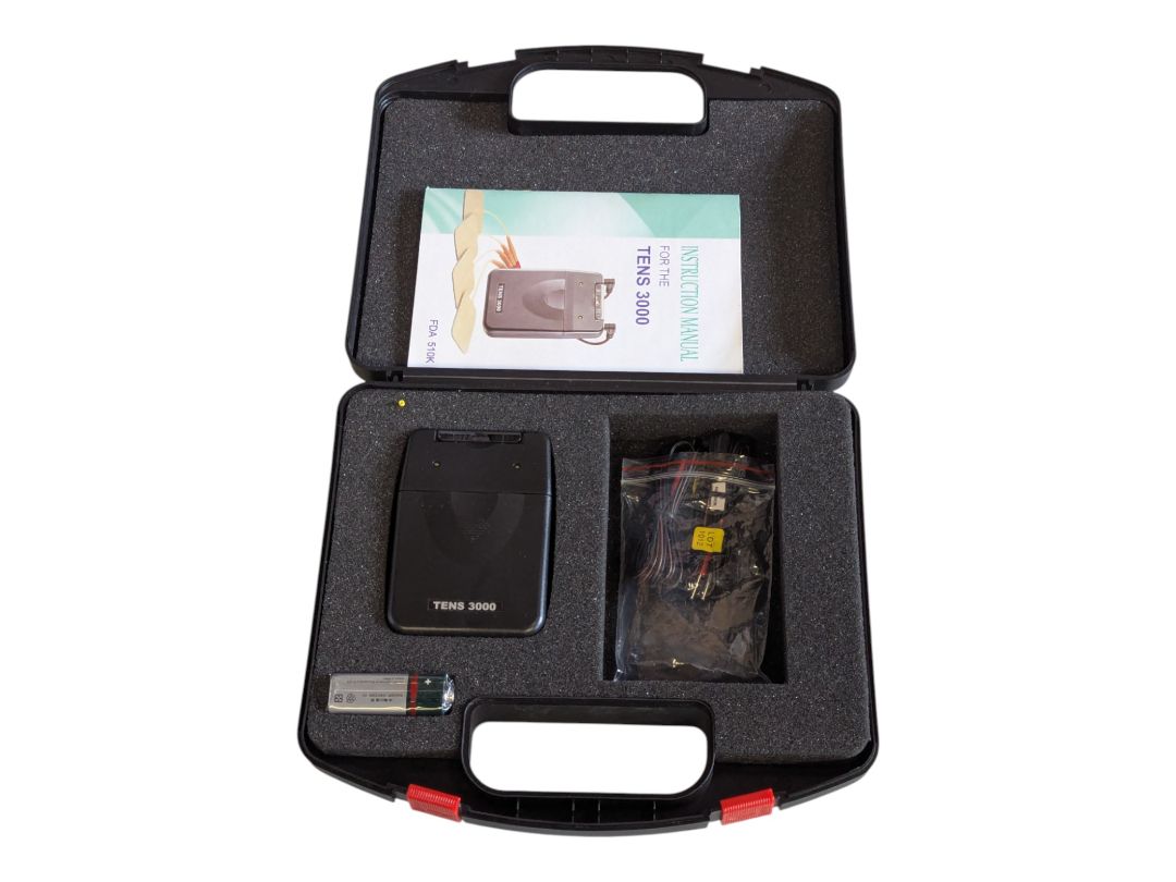 Tens 3000 Digital Unit with Electrodes & Case