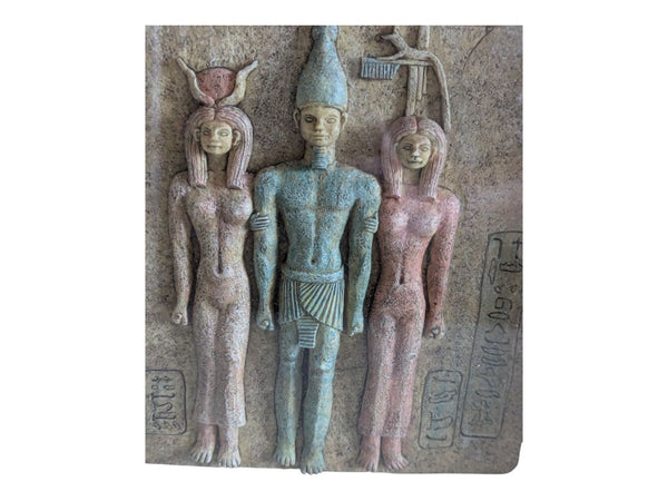 Framed Egyptian Relief Wall Art Pharaoh & Goddesses