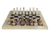 Vintage Hand Carved Marble Chess Set