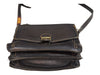 Vintage Stone Ridge Leather Crossbody Black Messanger Bag