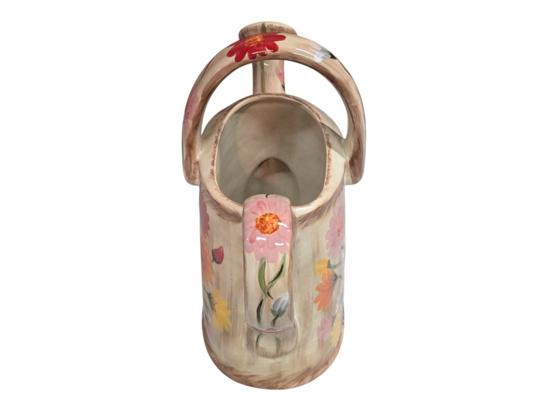 Tabletops Gallery Decorative Hand Painted Ceramic Watering