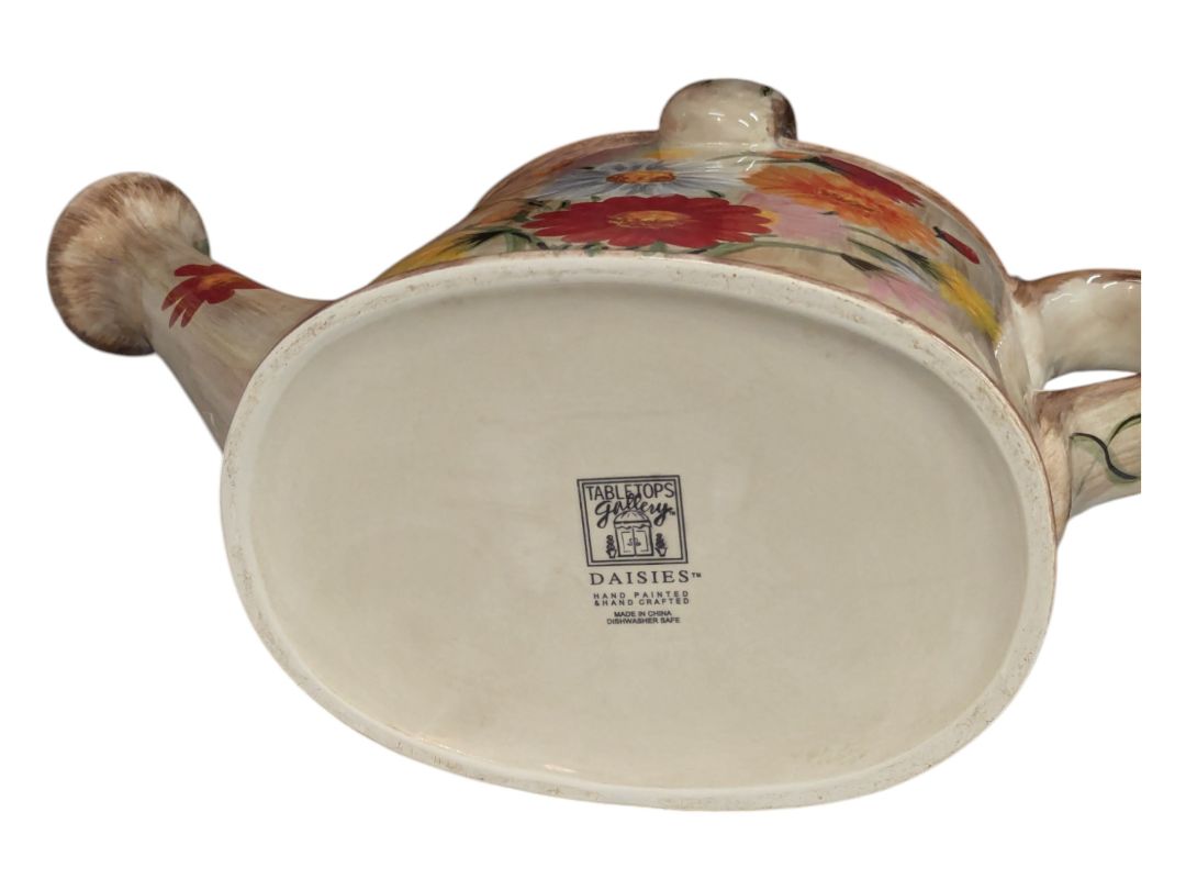 Tabletops Gallery Decorative Hand Painted Ceramic Watering