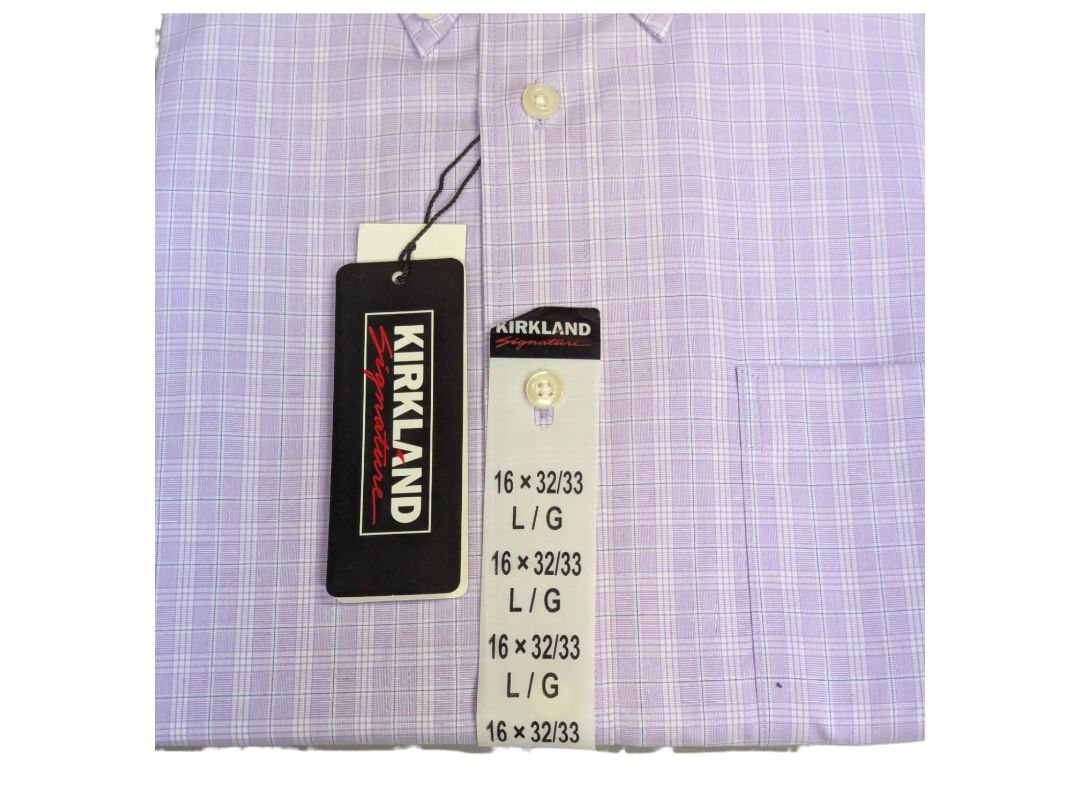 Pair of Kirkland Men’s Dress Shirts Size 16 x 32/33 (Large)