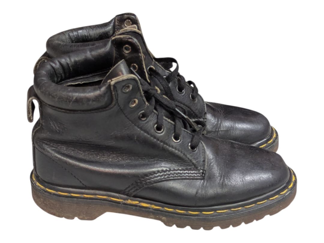 Vintage Dr. Martens Black Leather Ankle Boots