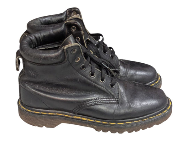 Vintage Dr. Martens Black Leather Ankle Boots