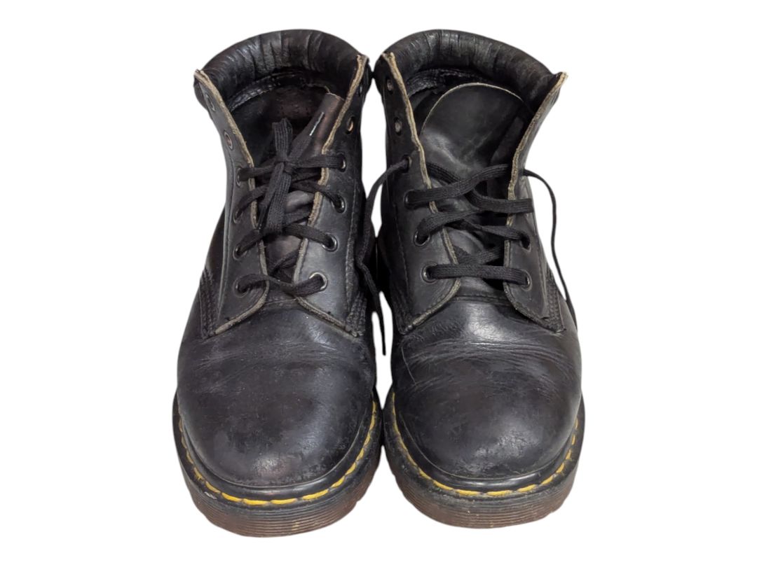 Vintage Dr. Martens Black Leather Ankle Boots