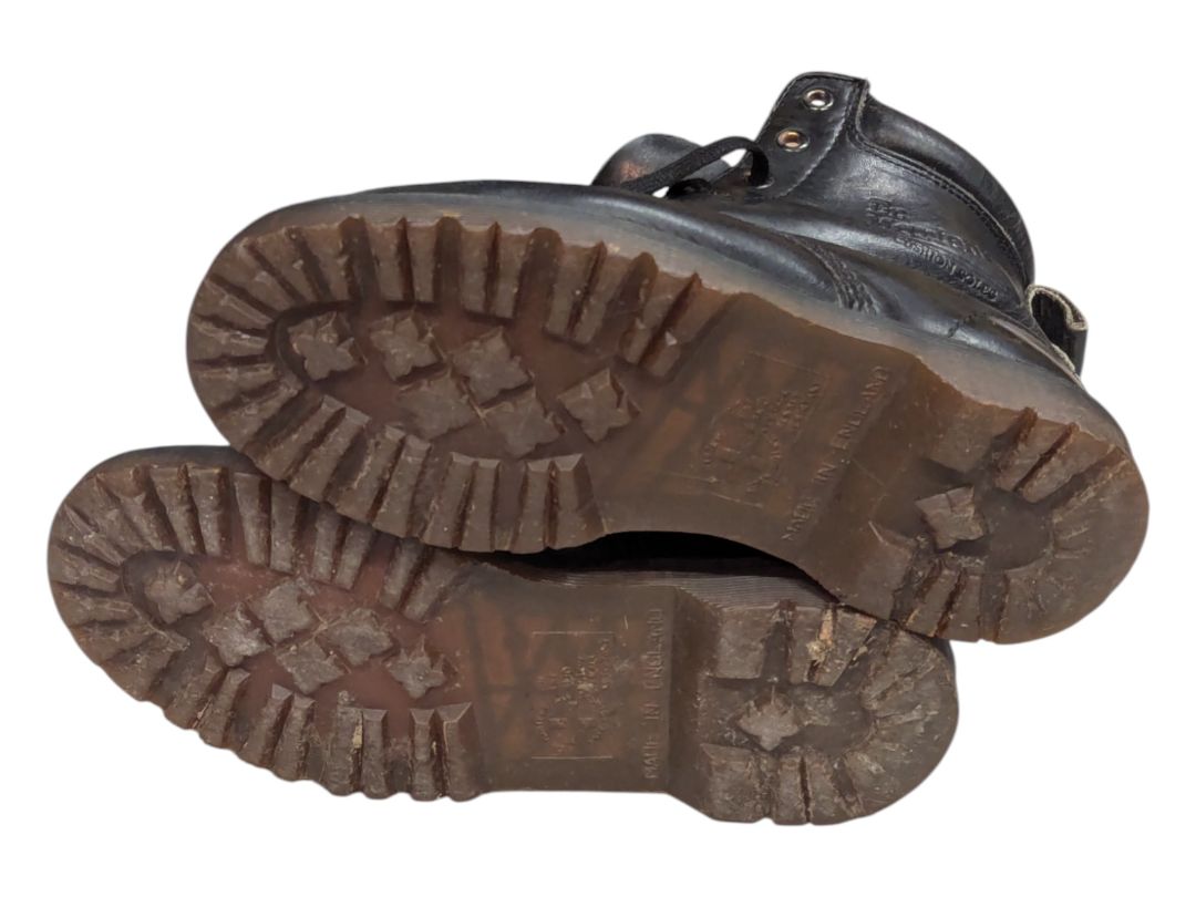 Vintage Dr. Martens Black Leather Ankle Boots