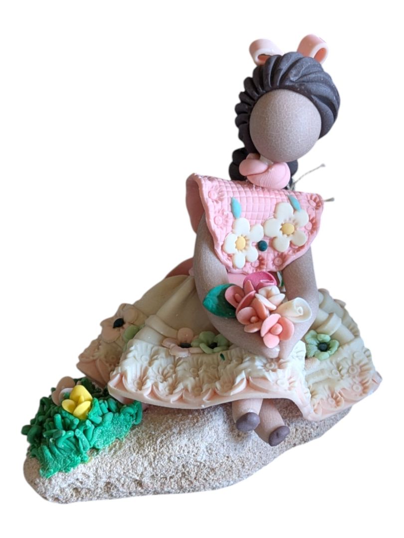 Handcrafted Muñecas Niather Figurine – Dominican Folk Art