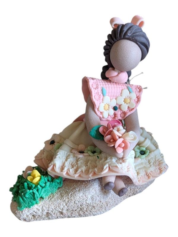 Handcrafted Muñecas Niather Figurine – Dominican Folk Art