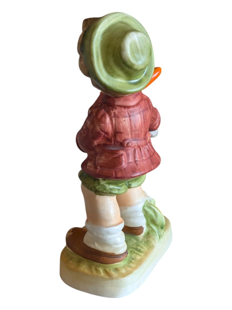 Vintage Japan Figurine – Boy with Goose