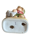 Vintage Japan Figurine – Boy with Goose