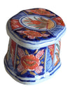 Hand-Painted Delft Holland Ceramic Trinket Box – Floral Design