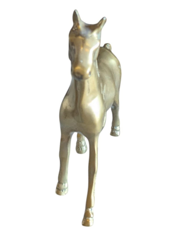 Vintage Brass Horse Figurine