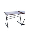 L-Shaped Corner Desk with Bookshelf